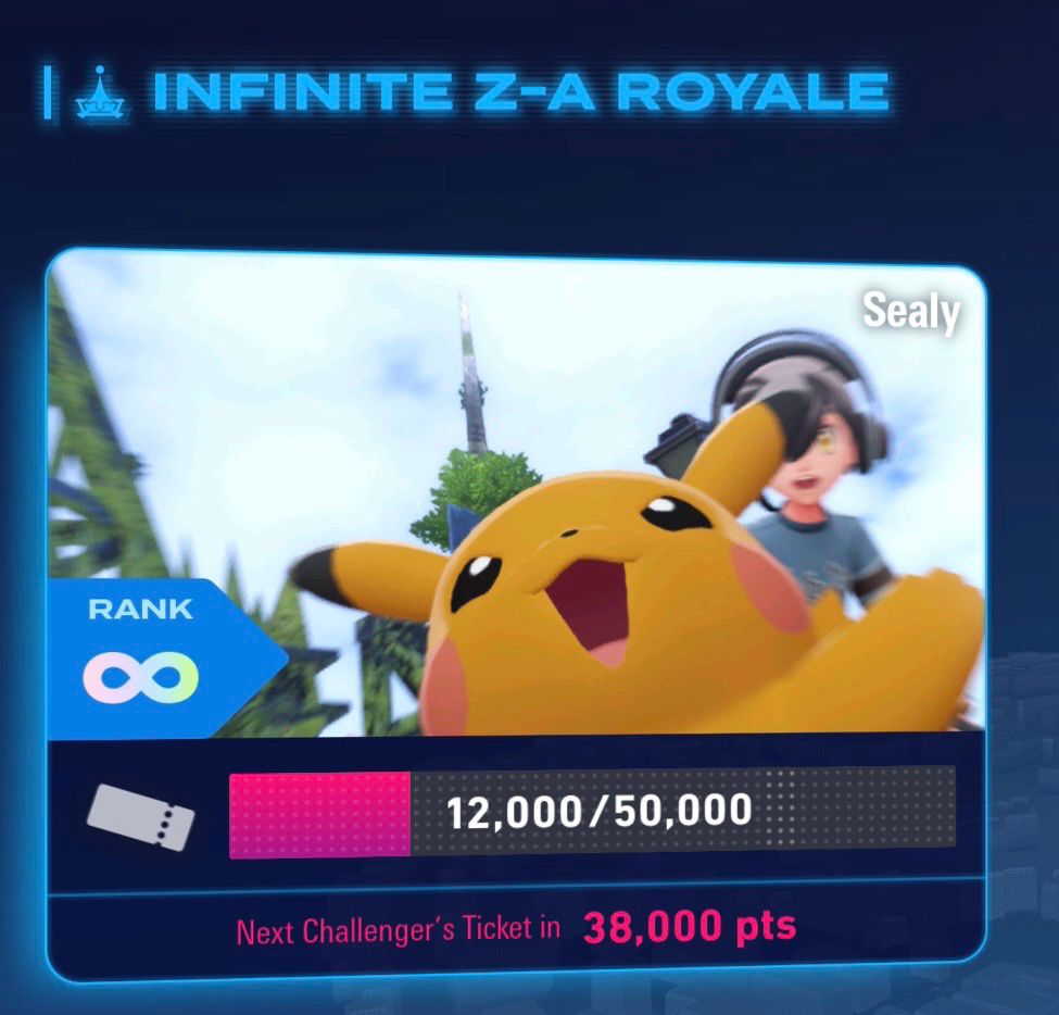 A shiny pikachu blocking the camera in front of their trainer