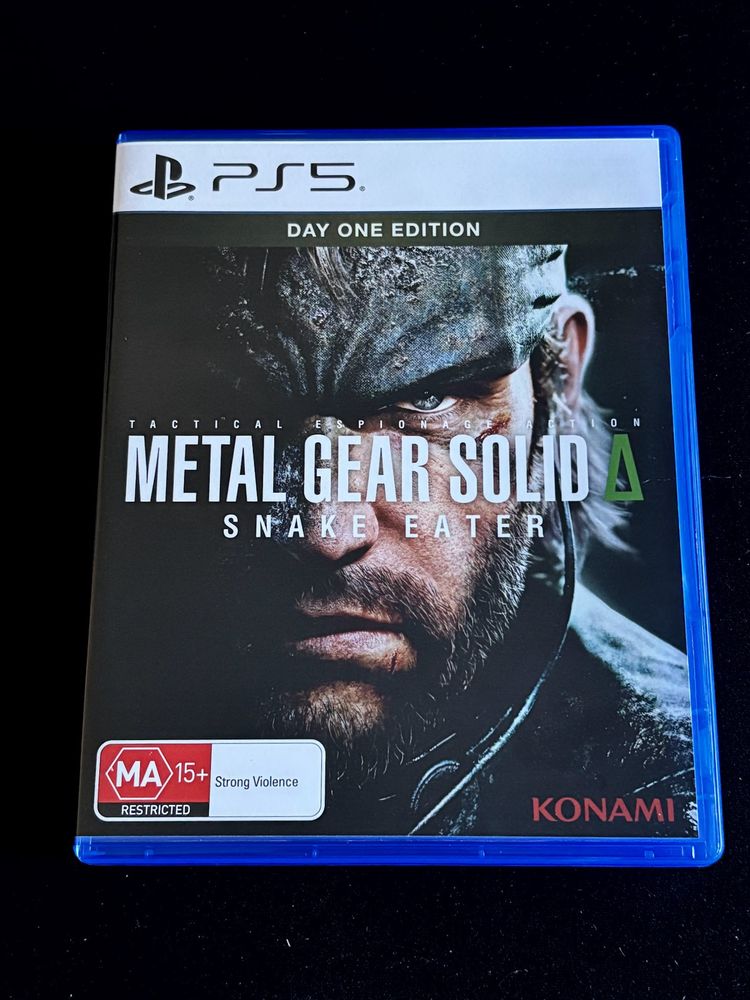 Metal Gear Solid Delta: Snake Eater disc box art PlayStation 5