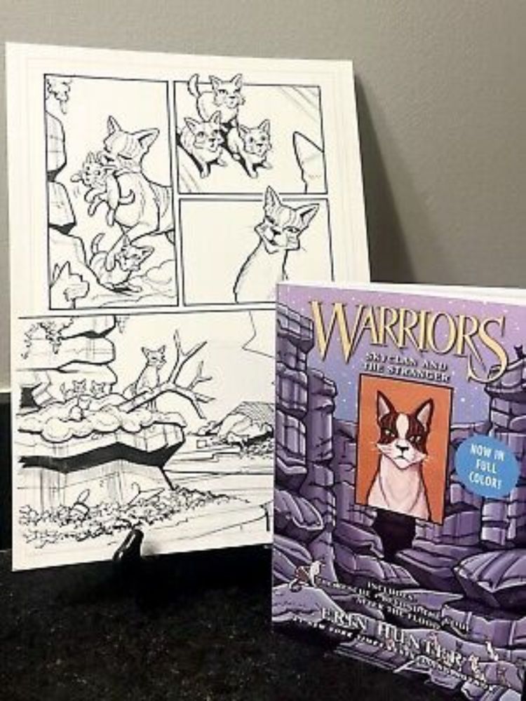 Original Warrior Cats comic art page.  | eBay