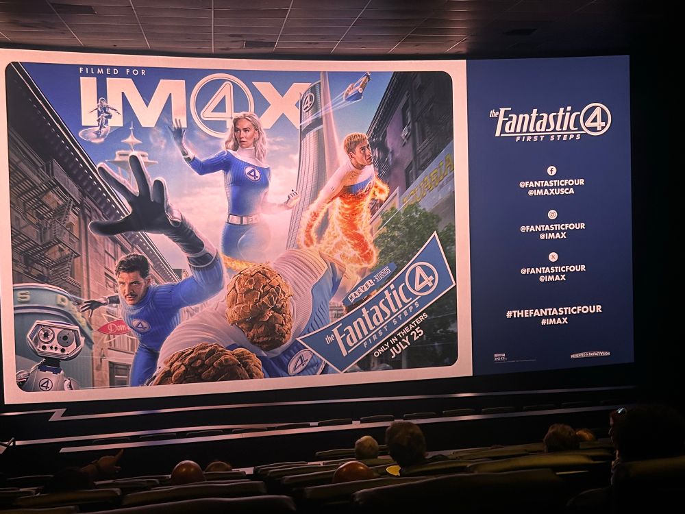 Picture of fantastic four (2025) in IMAX.