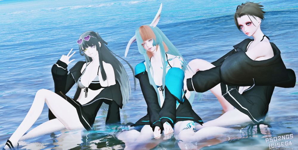 まずは水着SS！海で良さそうな場所さがしてまずは一枚！よきよきだ！綺麗だぞー！