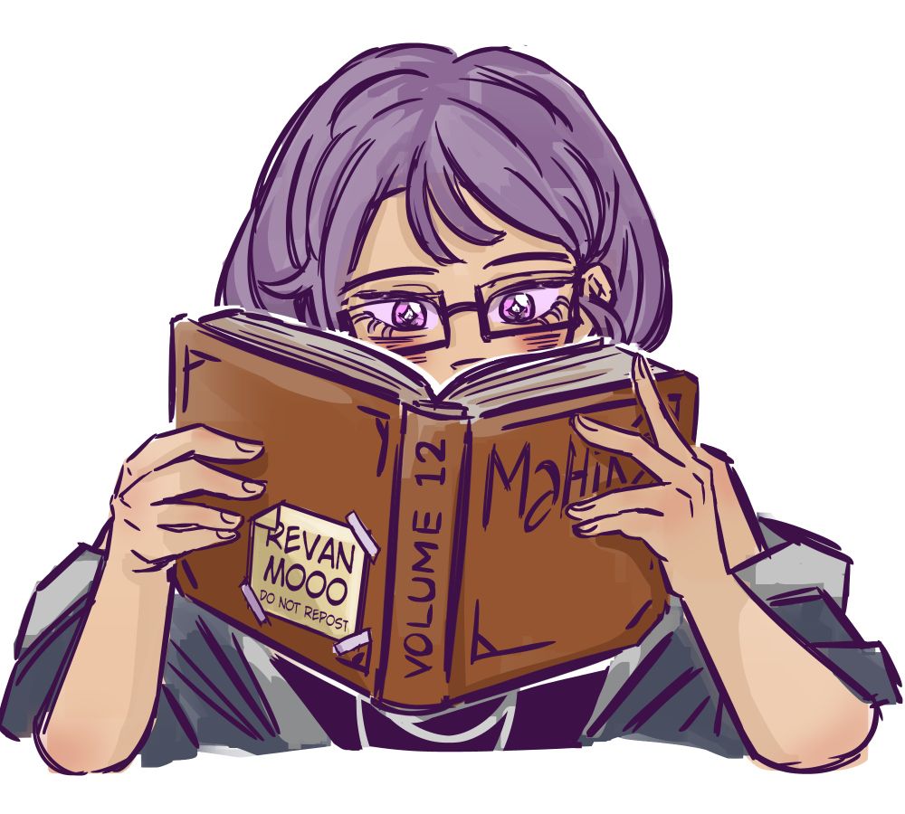 Themus from Sleeping Beauty Allegedly having lots of fun reading a really thick book