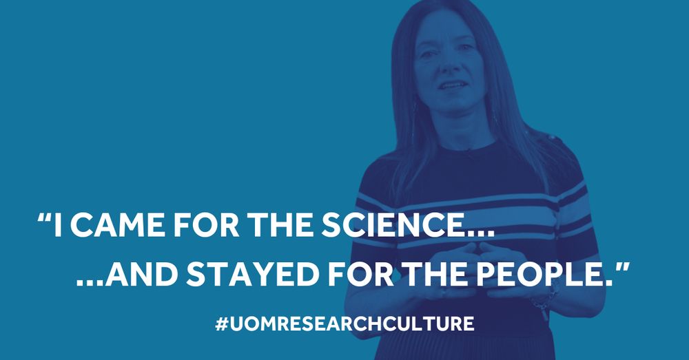 "I came for the science…and stayed for the people."