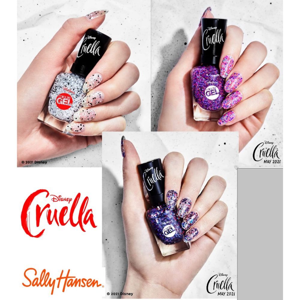 Esmalte Sally Hansen Cruella Disney 14 ml Modelos | Shopee Brasil