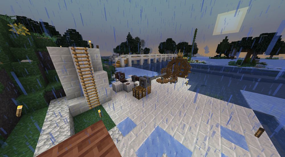 Minecraft Screenshot of a Create contraption
