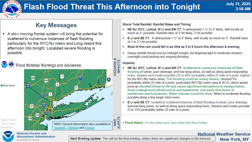 National Weather Service does these powerpoints that it uploads as a image files without the text available. 