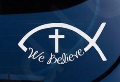 i pay organized religion idiot bumper sticker