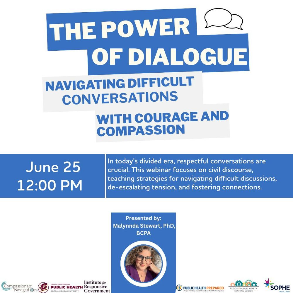 The Power of Dialogue: Navigating Difficult Conversations with Courage and Compassion
June 25 at 12:00 PM 