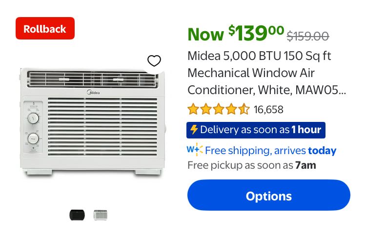 Midea 5000 BTU window AC