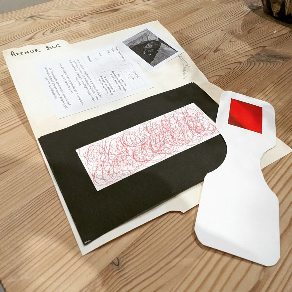 L'intérieur du dossier avec une photo, un descriptif et un secret avec la loupe pour le découvrir.