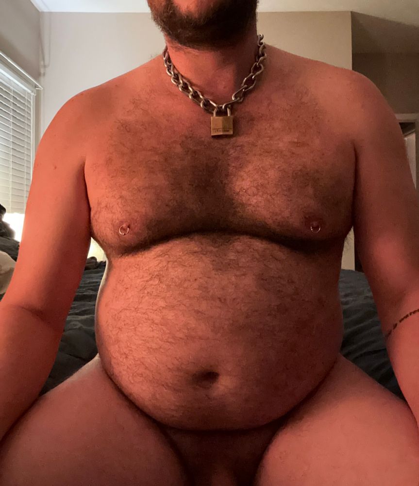 Me sitting naked on my bed