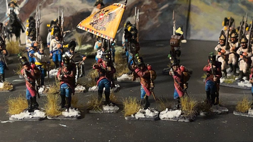 In Sharp Practice, there would be a unit of 6 skirmisher, with an attached NCO L1. 