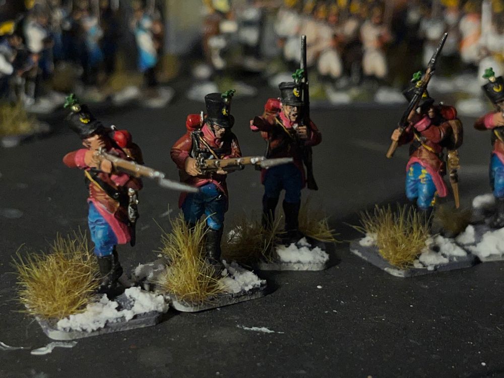 Tremendous fighters, the Austrian tried to retrain Grenzers into a line infantry roll. Napoleon is said to have rated the Grenzers as Austria's most effective infantry.