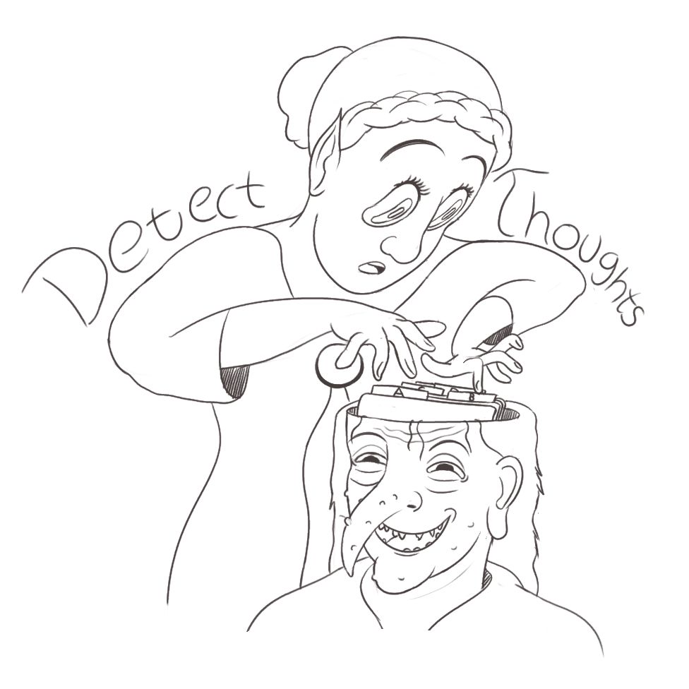 Mira using Detect Thoughts on Seltie