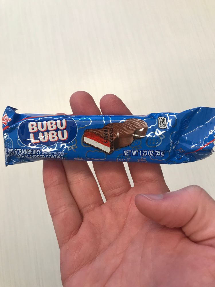 A candy bar called “Bubu Lubu”