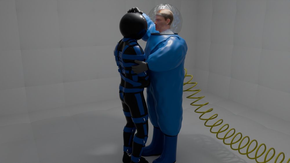 alternative hood on the hazmat suit