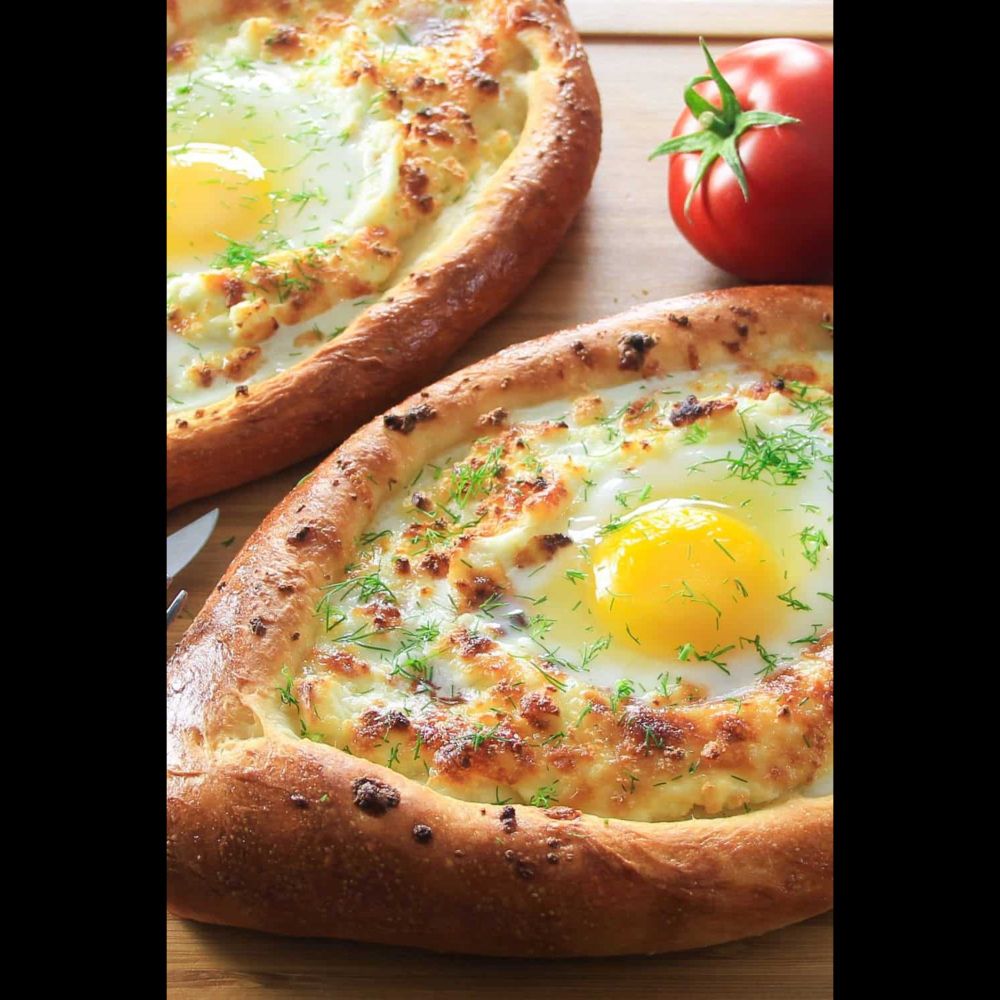 Khachapuri - Georgian Cheese Bread