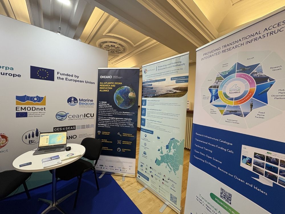 The Marine Institute showcasing the BioProtect Project during the European Maritime Day in Cork