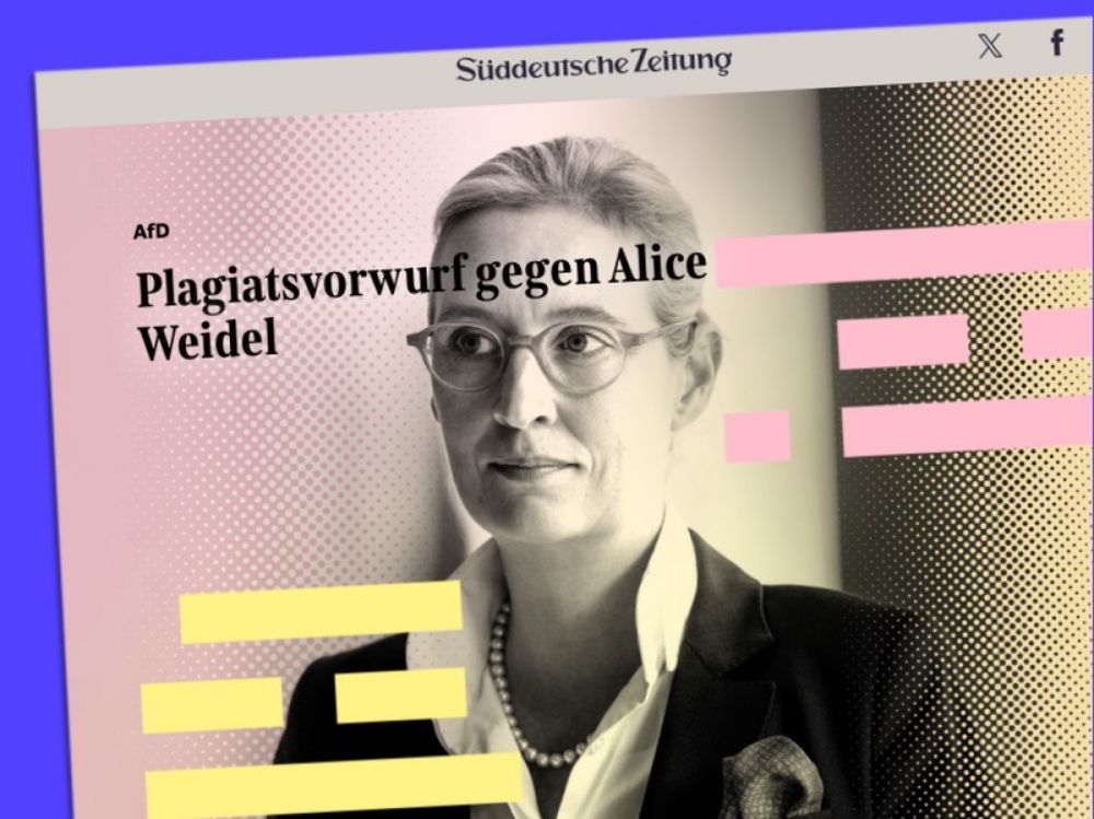 Die Legende von der „Schmutzkampagne“ der SZ gegen Alice Weidel | Übermedien