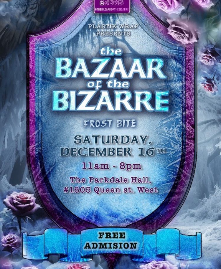 Poster for the Bazaar of the Bizarre.