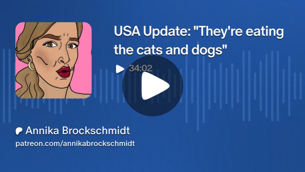 USA Update: "They're eating the cats and dogs"  | Annika Brockschmidt