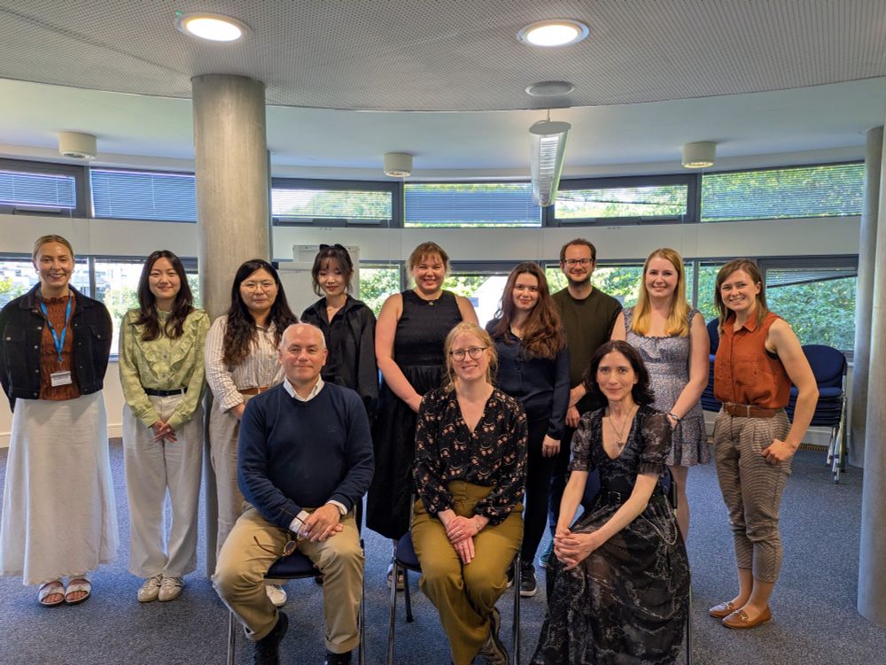 Group photo with all the doctoral fellows as well as the judging panel and organising team.