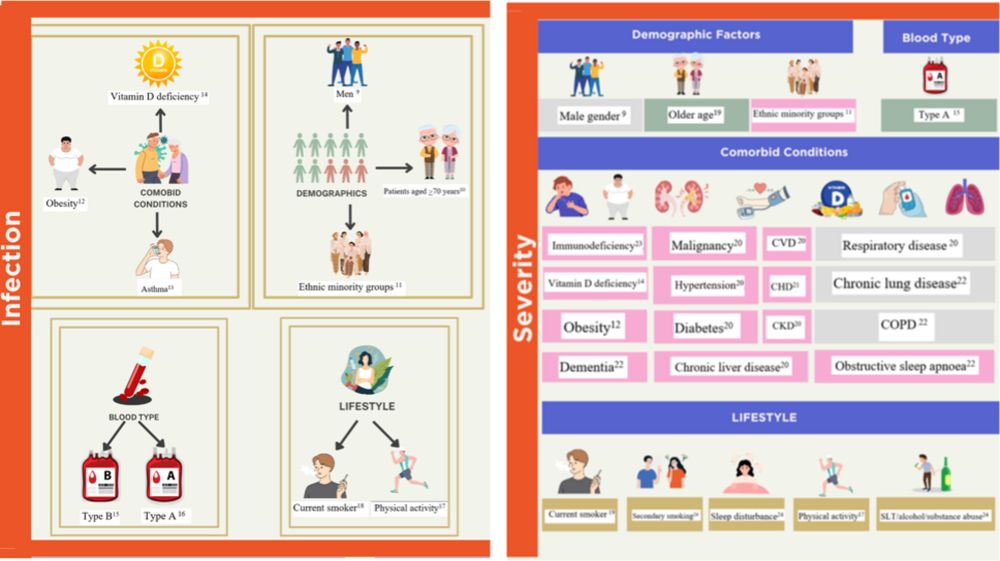 Determining population-specific risk factors for COVID-19 susceptibility and severity to inform future individual-level integrated risk scoring - BMC Infectious Diseases