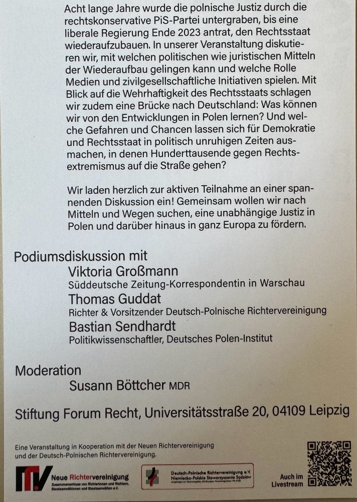 Flyer Rückseite