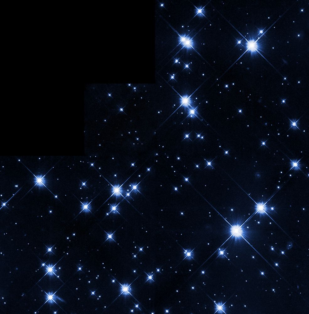 Image of Caldwell 14, the Double Cluster, showing stars in NGC 884 captured by Hubble's Wide Field and Planetary Camera 2. Credit: NASA; ESA; S. Casertano (Space Telescope Science Institute); Gladys Kober (NASA/Catholic University of America)
