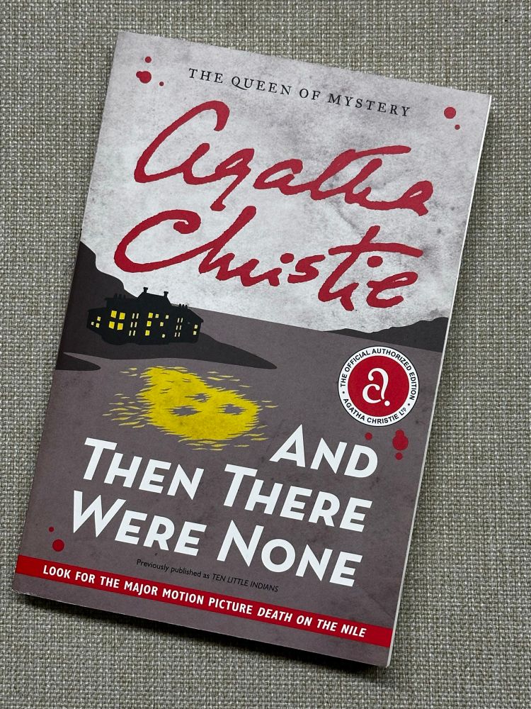 Cover of the book “And Then There Were None” by Agatha Christie.