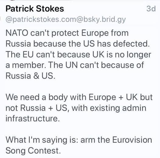 Arm the European Songcontest ! 