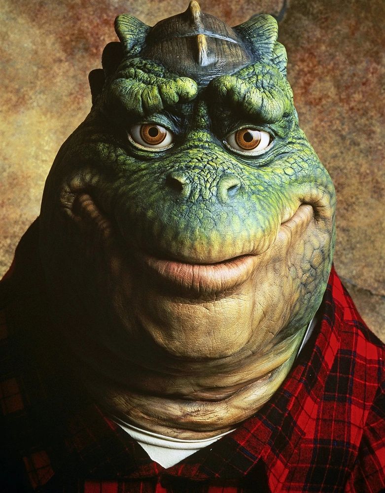 Earl from the dinosaurs show in the 90s giving us some soulful eyes which reminds me of the version of Godzilla I’m reposting 