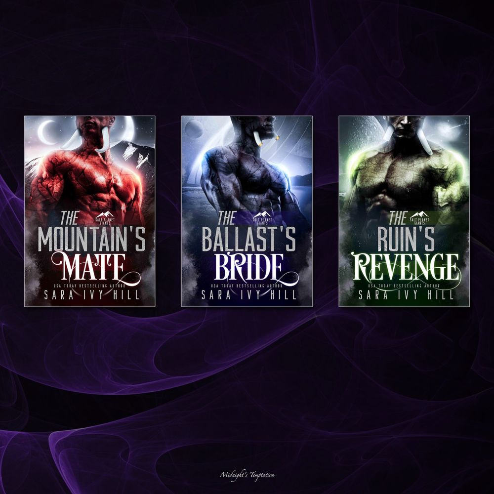 ✨ Series Spotlight: SALT PLANET GIANTS by Sara Ivy Hill; Sci-Fi Romance, Alien Romance