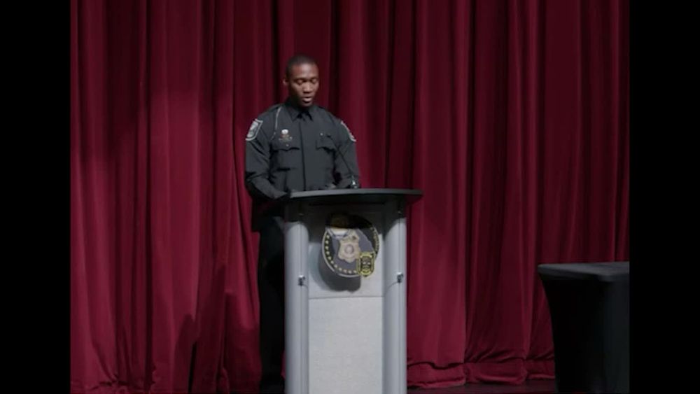 DeKalb County Police Officer David Rose died Friday living by the words he spoke at his academy graduation in 2024.