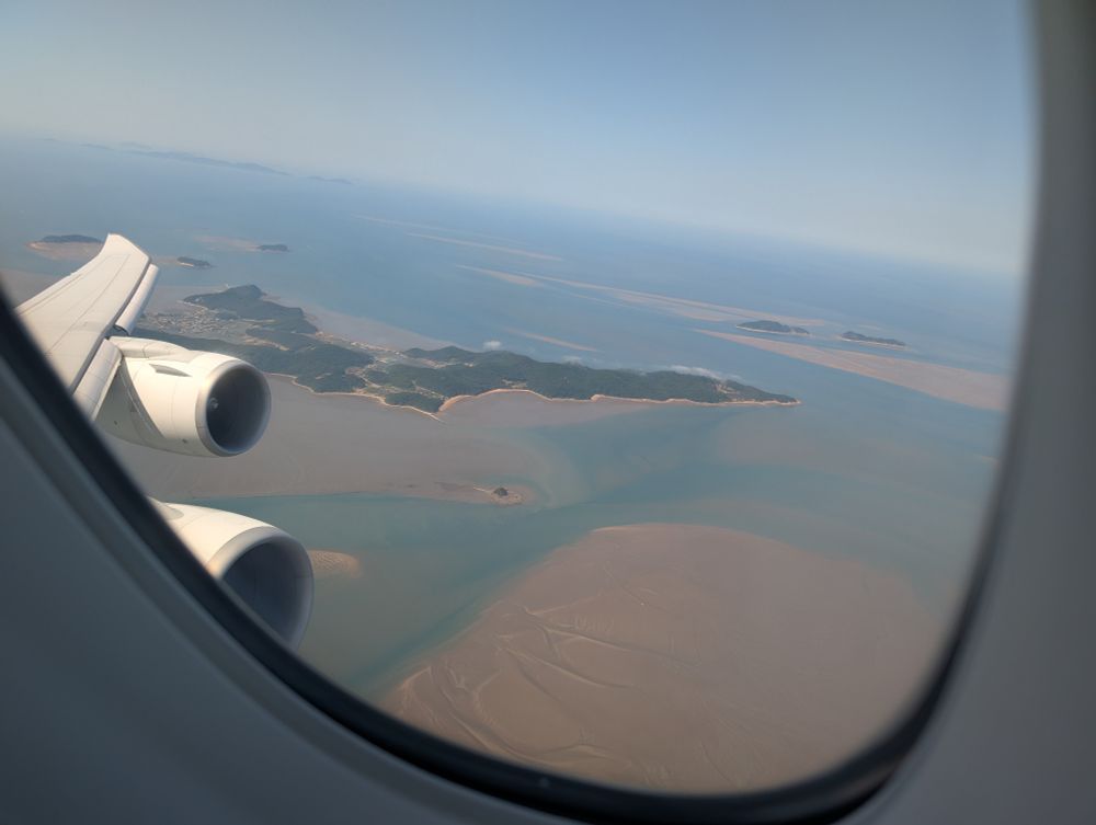 Departing out of ICN on a 747-8.