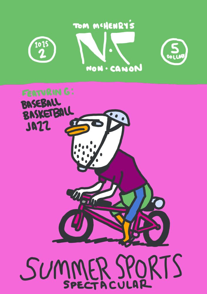 cover of a comic with a duck riding a little bike and the giant text SUMMER SPORTS SPECTACULAR