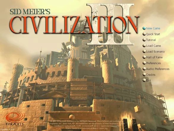 Sid Meier's Civilization III title screen