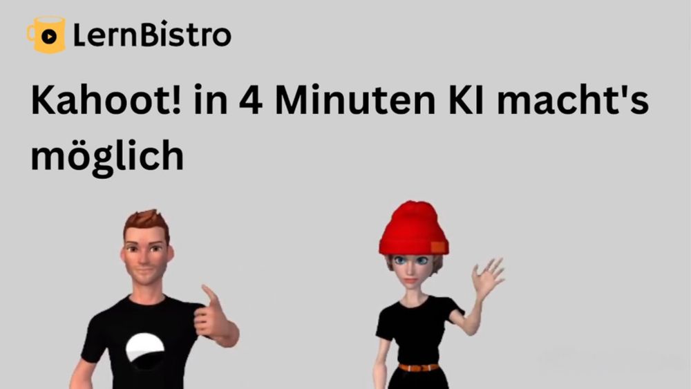 Kahoot! in 4 Minuten KI macht's möglich