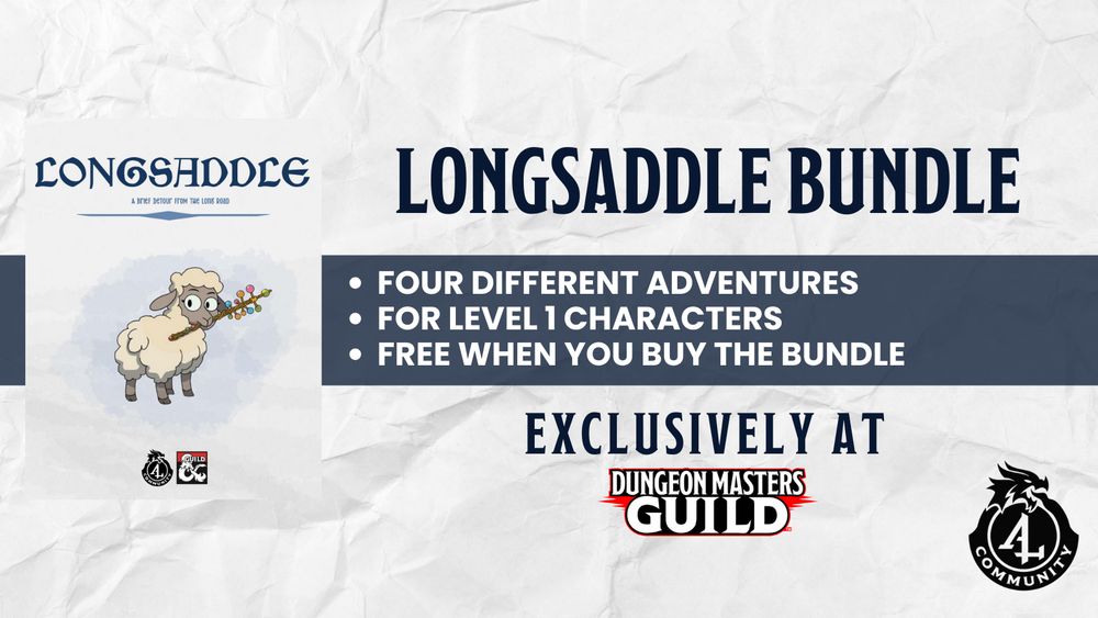 The Longsaddle Adventures Bundle at DMsGuild.com