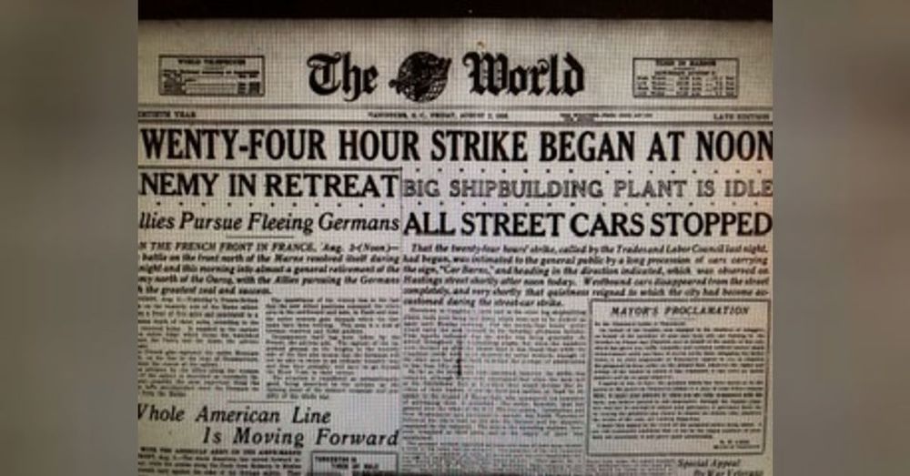 August 2 - The Ginger Goodwin Strike