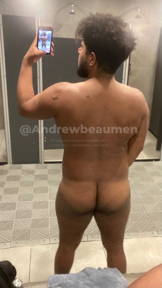 André beaumen with ass out in the locker room 