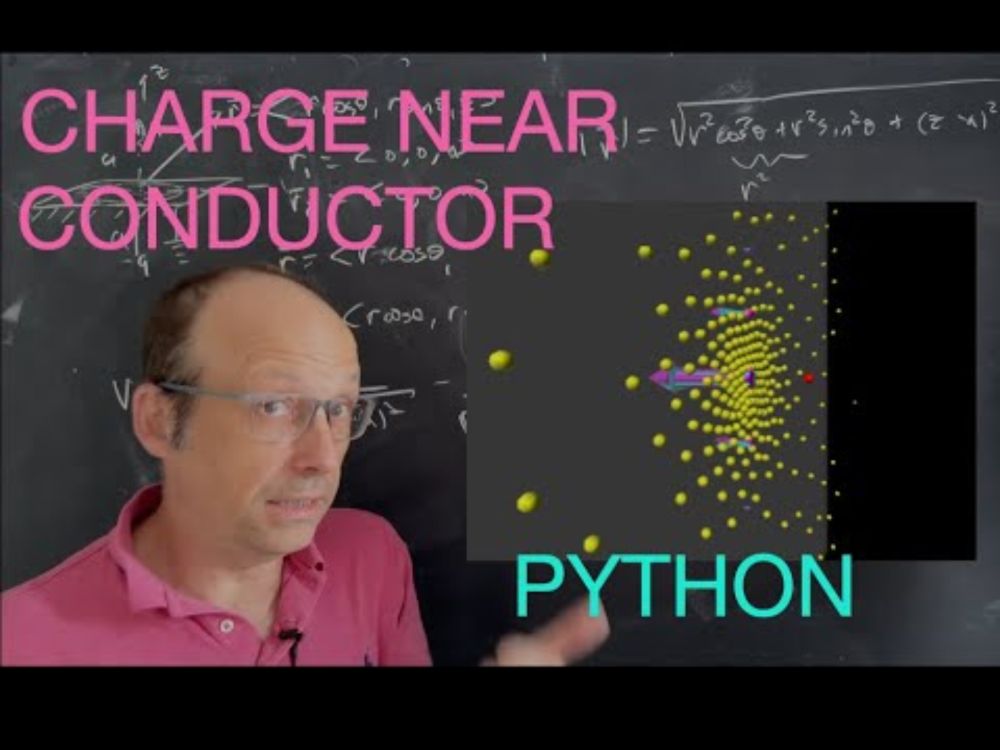Electrodynamics: Charge Near a Conducting Plate, Modeling with Python