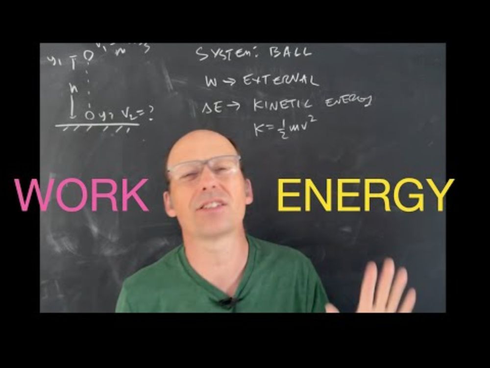 Physics Lecture: The Work Energy Principle