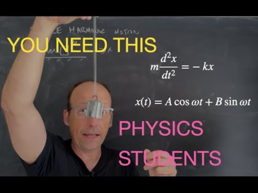 Simple Harmonic Oscillator: Every Physics Student Needs to Know This