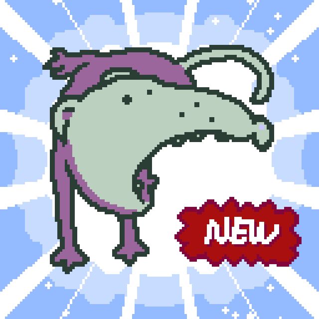 Pixel art rendition of a shrew