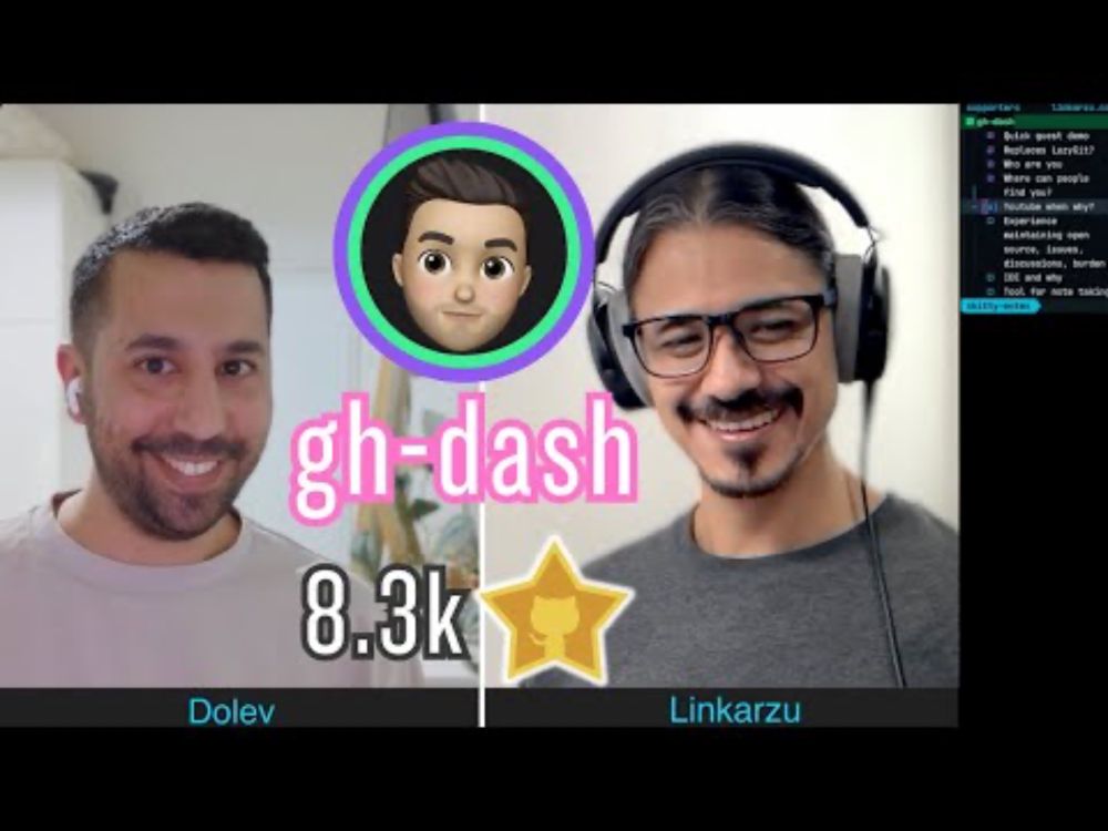 Talk with Dolev Hadar (Ex-Facebook, Ex-Wix) | Creator of gh-dash, 8.3K Stars on GitHub