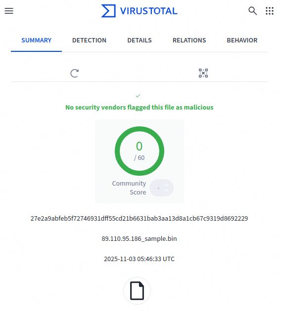 Malicious bash script fully undetected (FUD)