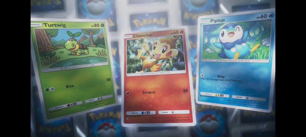 Image showing cards including Piplup coming to Pocket TCG