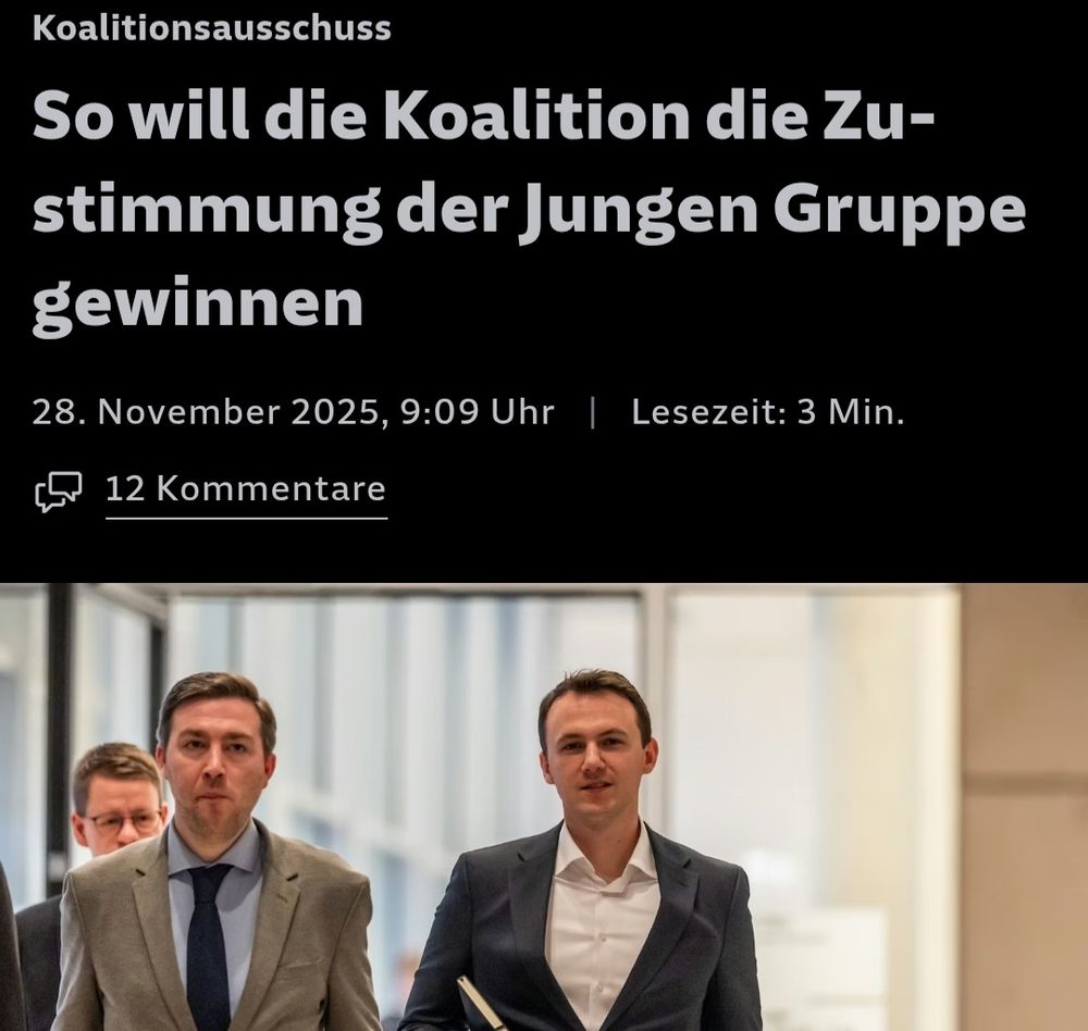 So will die Koalition die Zustimmung der Jungen Gruppe gewinnen 
