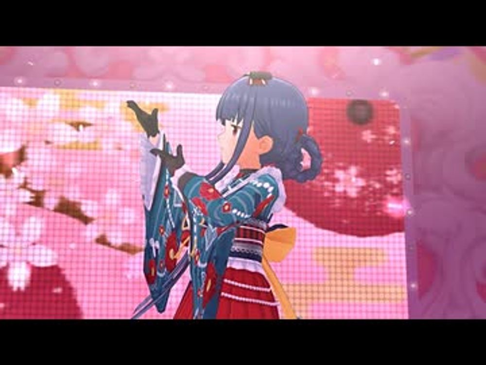 【デレステMV】薄紅 [佐城雪美]  1080P